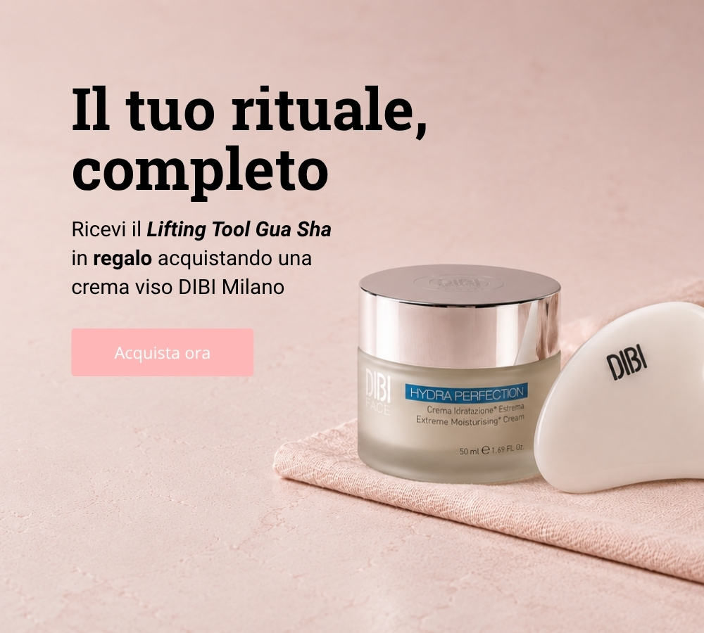 Crema viso DIBI Milano Hydra Perfection con gua sha in giada in omaggio, promozione Istituto di Estetica Paola