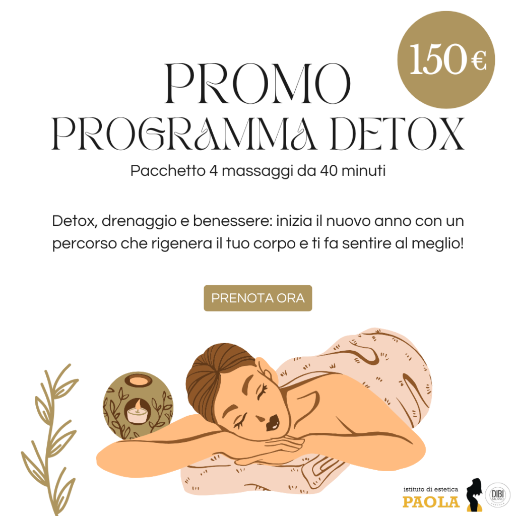 Promozione Programma Detox Istituto Estetica Paola