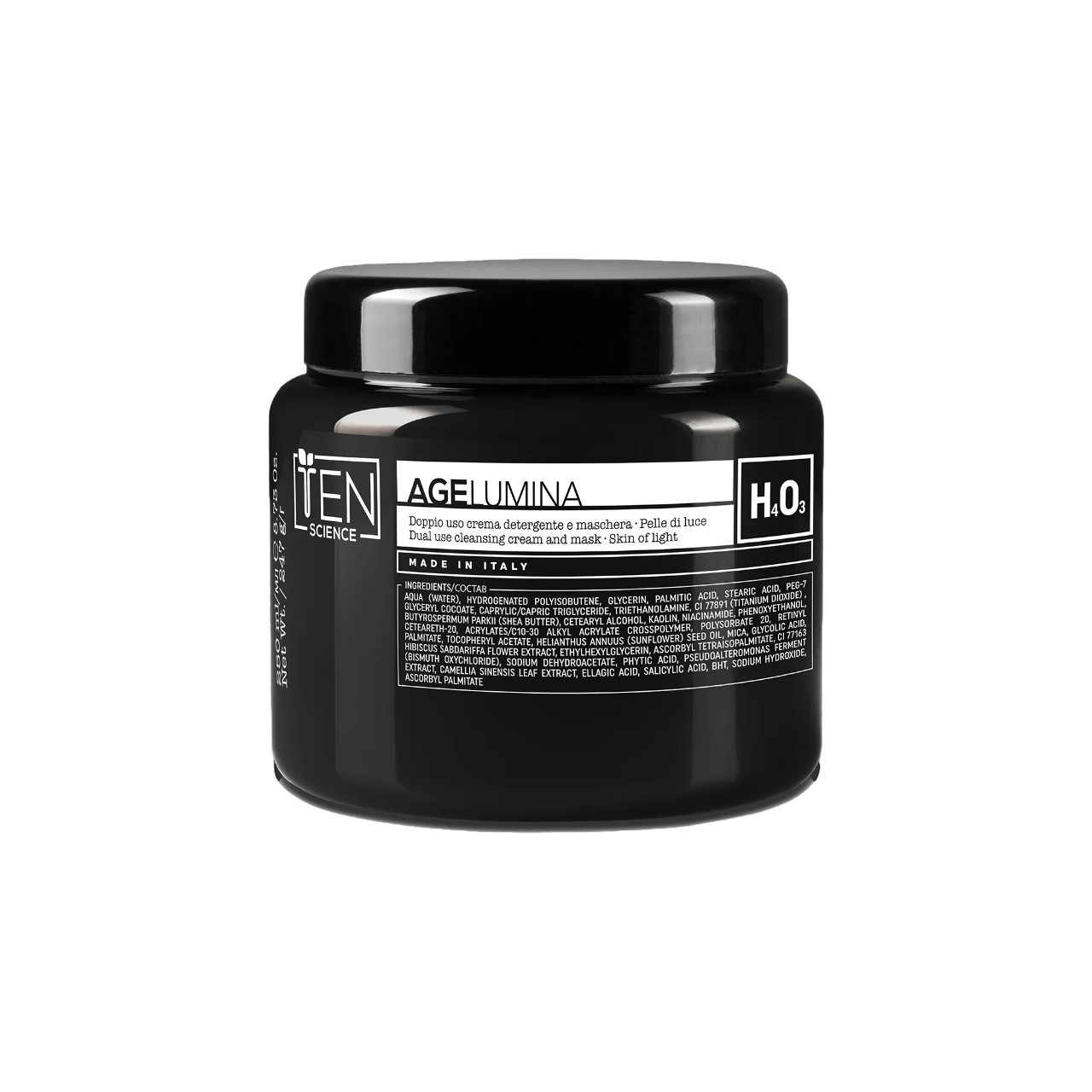 TEN Science Age Lumina Doppio uso crema detergente e maschera Pelle di luce