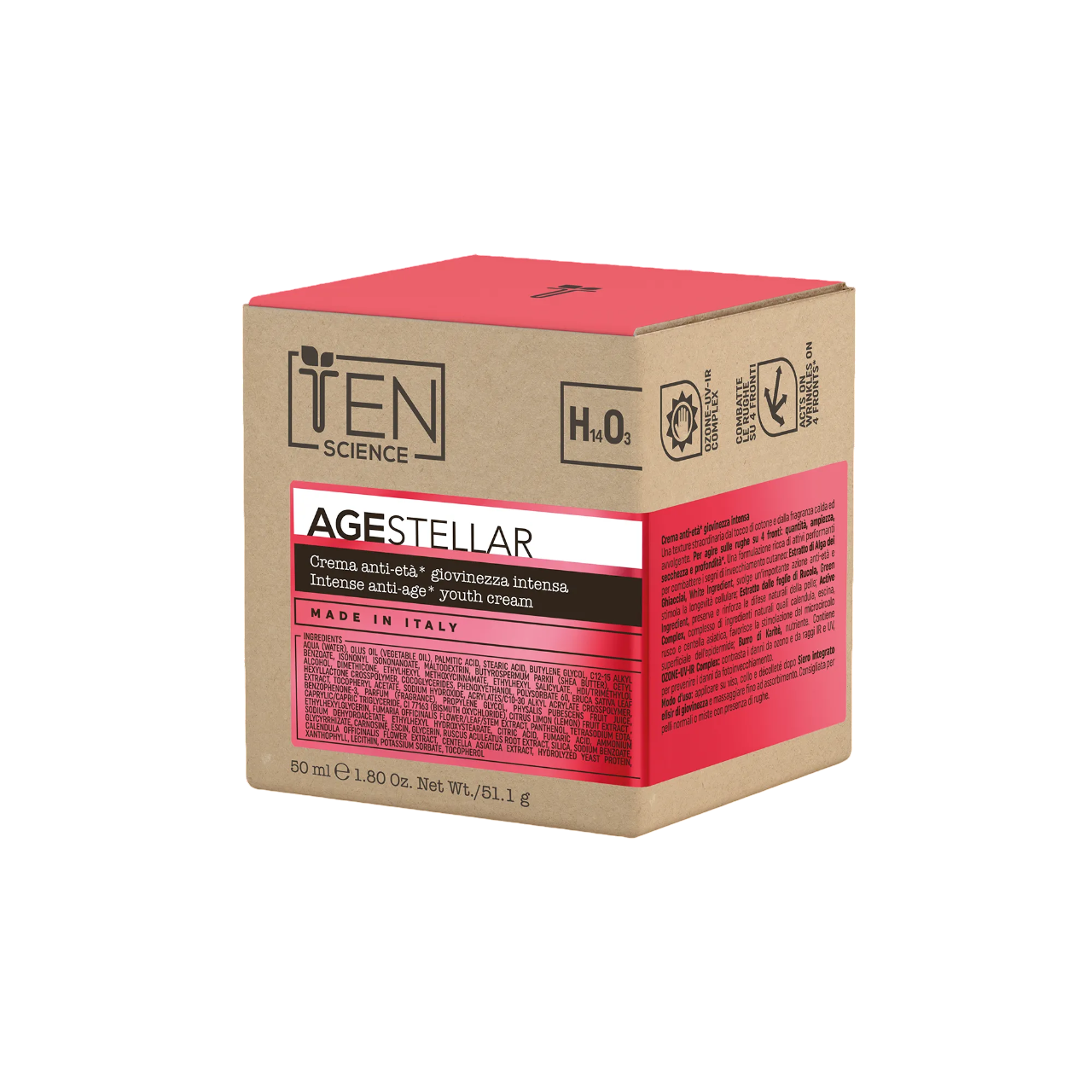 TEN Age Stellar Crema Anti-Età* Giovinezza Intensa - 50ml 2 TEN Science Age Stellar Crema Anti-Età Giovinezza Intensa