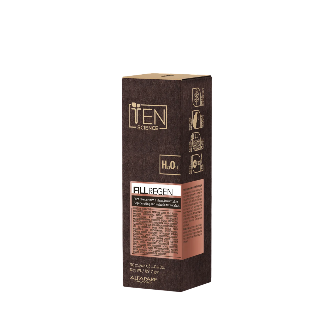 TEN Fill Regen Shot Rigenerante e Riempitivo Rughe - 30ml 3 TEN Science Shot Rigenerante Riempitivo Rughe